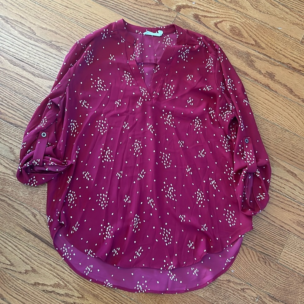 Tunic style blouse EUC